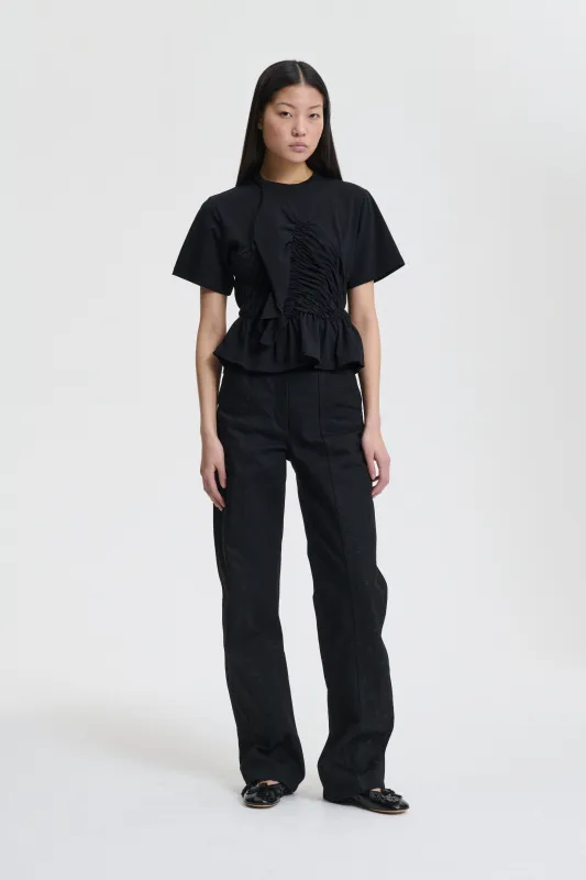 CBACE | T-SHIRT JERSEY BLACK made by Cecilie Bahnsen