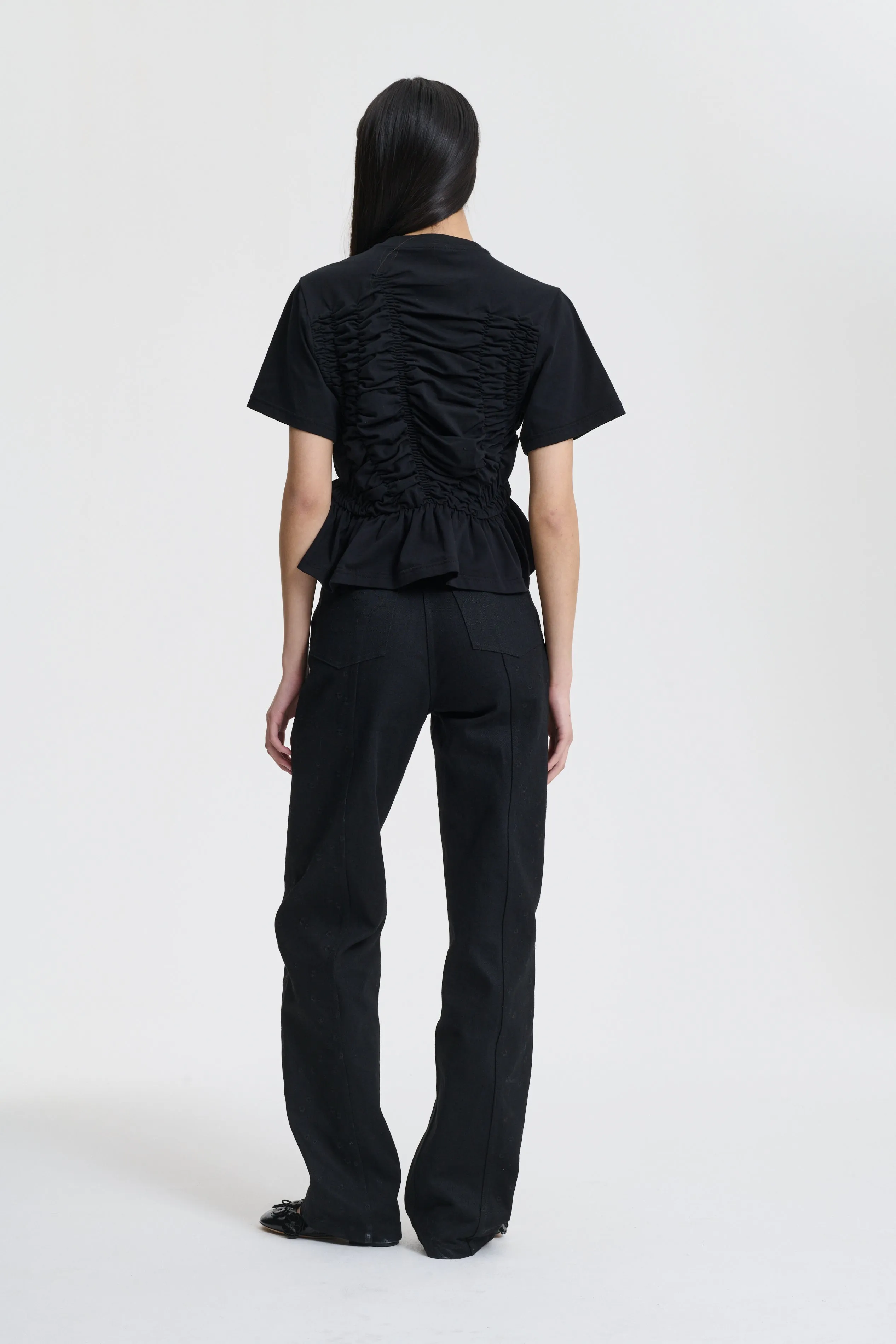 CBACE | T-SHIRT JERSEY BLACK sold by Cecilie Bahnsen product image thumbnail 2
