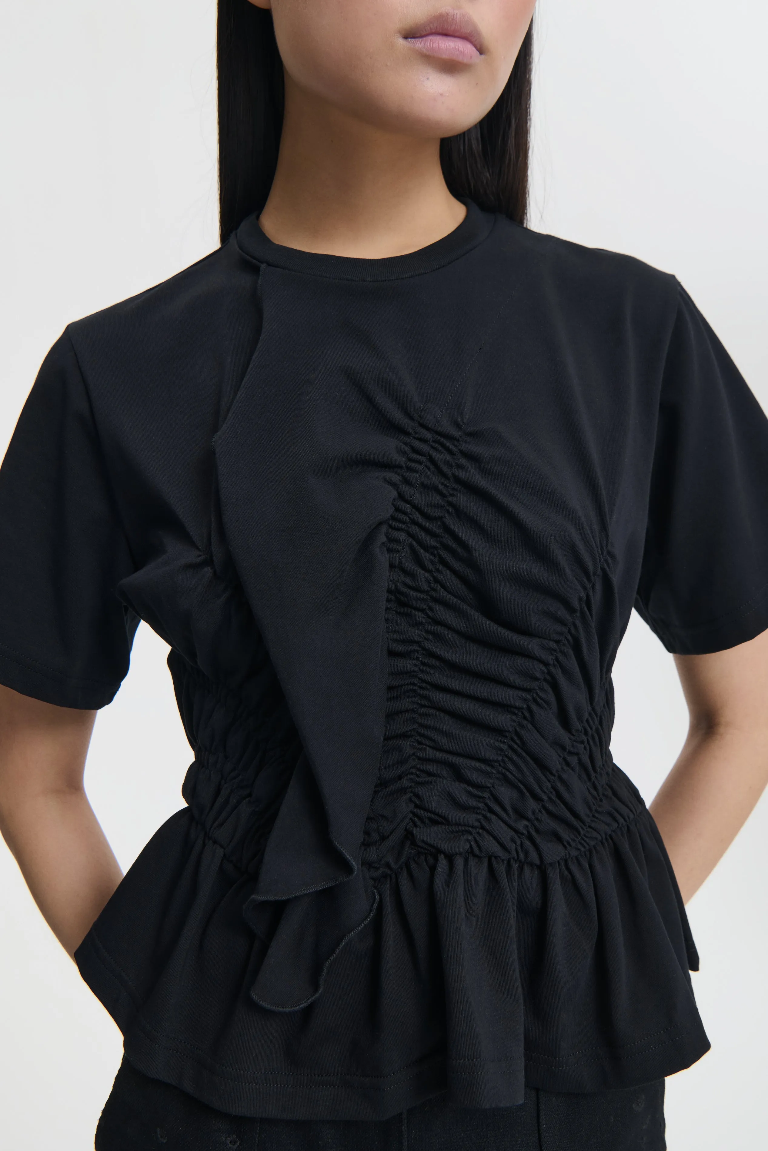 CBACE | T-SHIRT JERSEY BLACK sold by Cecilie Bahnsen product image thumbnail 3