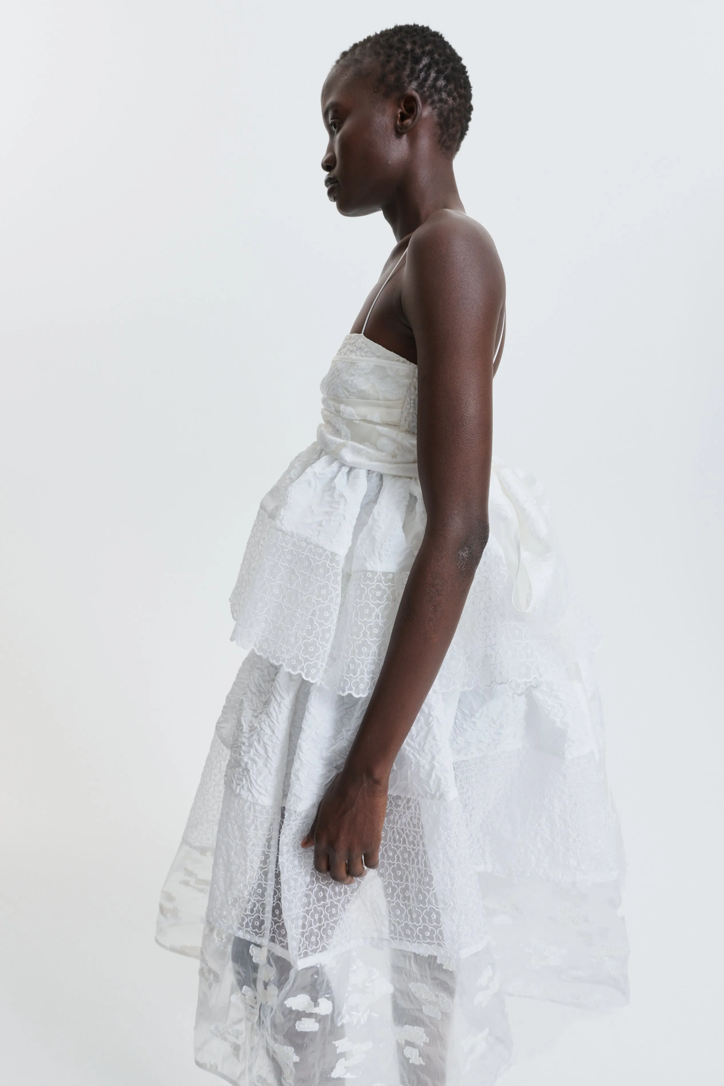JAMES | TOP PATCHWORK WHITE/IVORY sold by Cecilie Bahnsen product image thumbnail 2