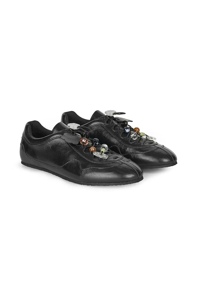 CBBLAISE | SNEAKERS TEXTURED LEATHER BLACK sold by Cecilie Bahnsen product image thumbnail 2