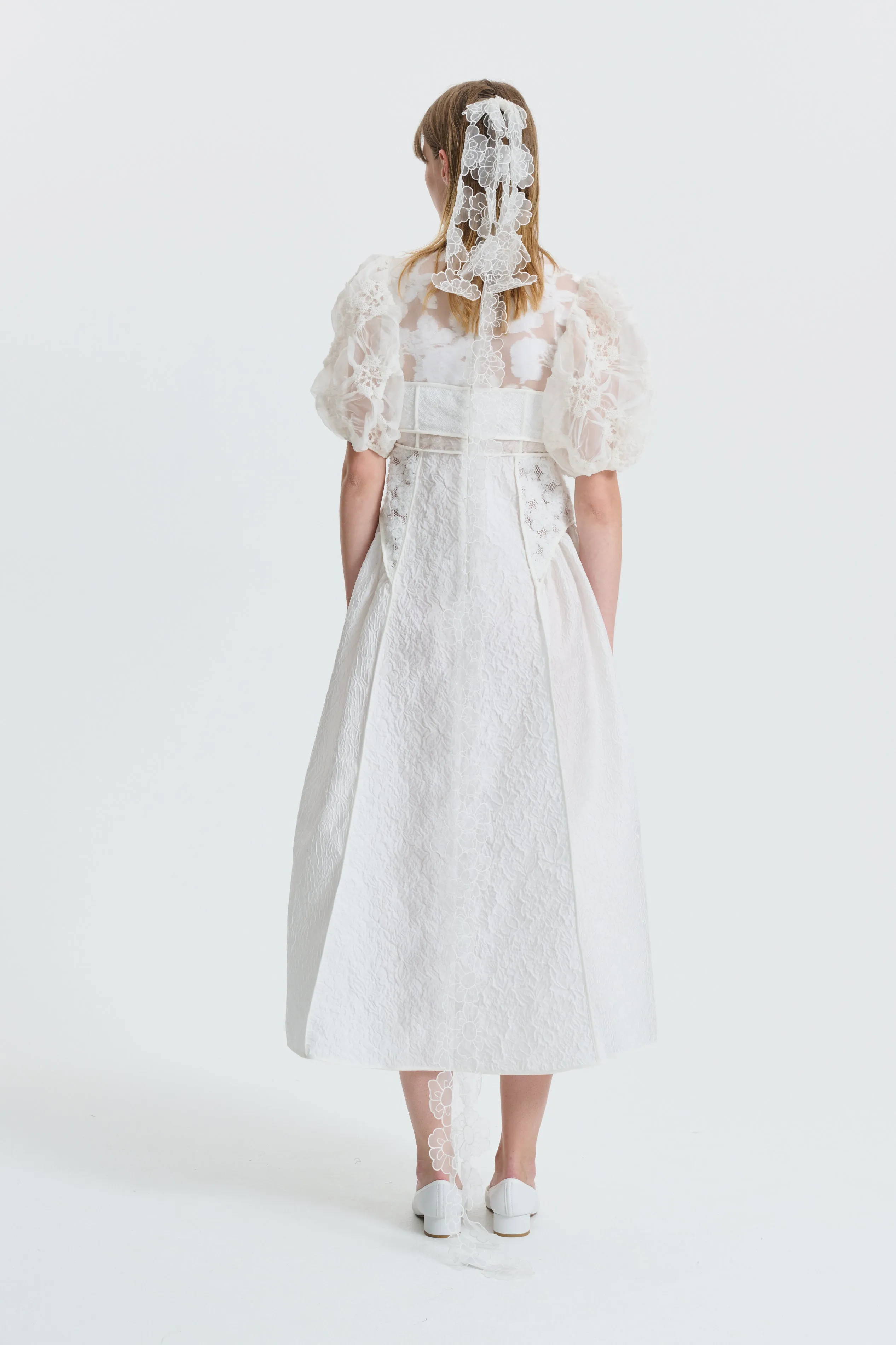 CLEMENTINE | GOWN PATCHWORK WHITE sold by Cecilie Bahnsen product image thumbnail 3