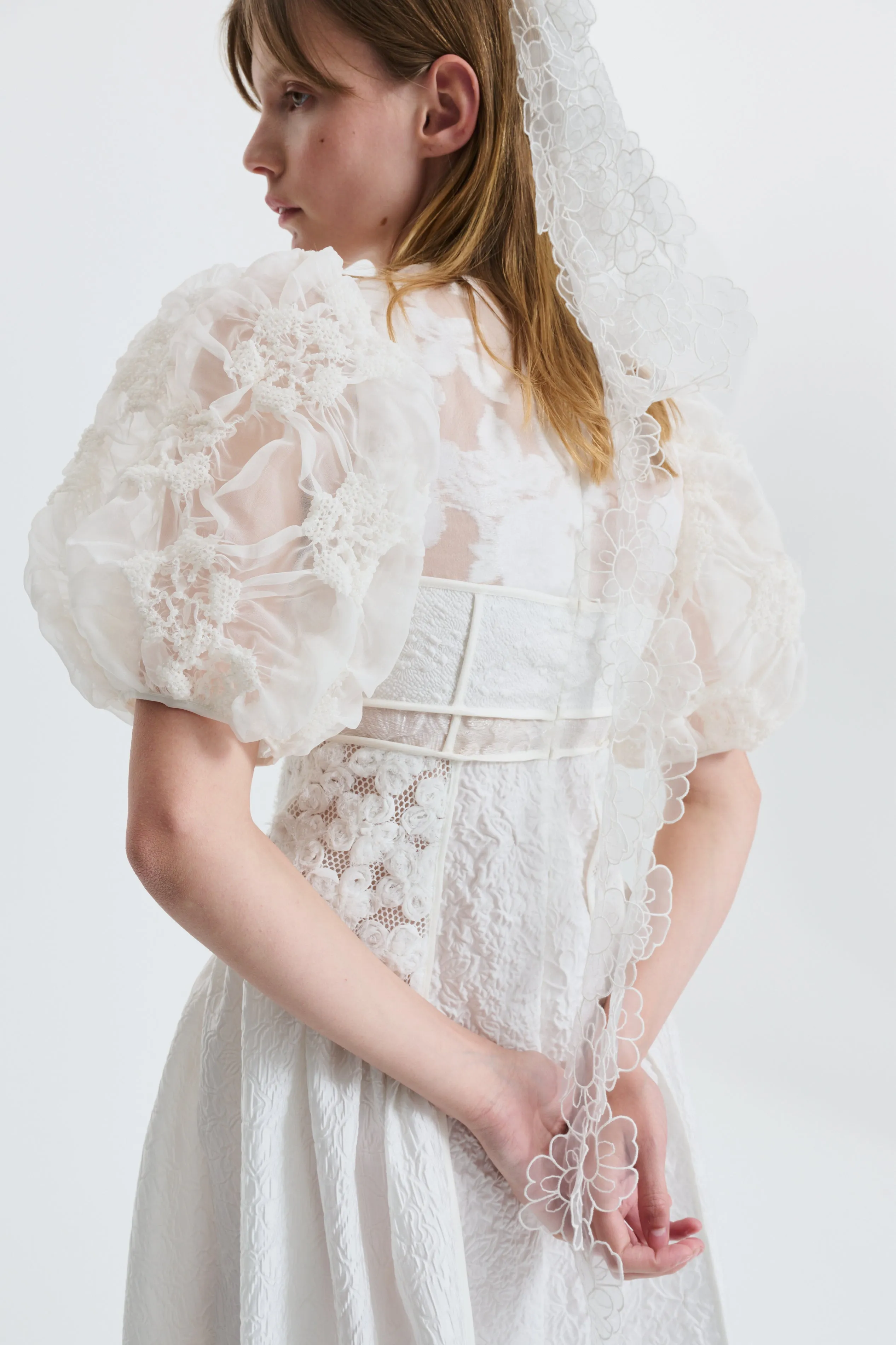 CLEMENTINE | GOWN PATCHWORK WHITE sold by Cecilie Bahnsen product image thumbnail 4
