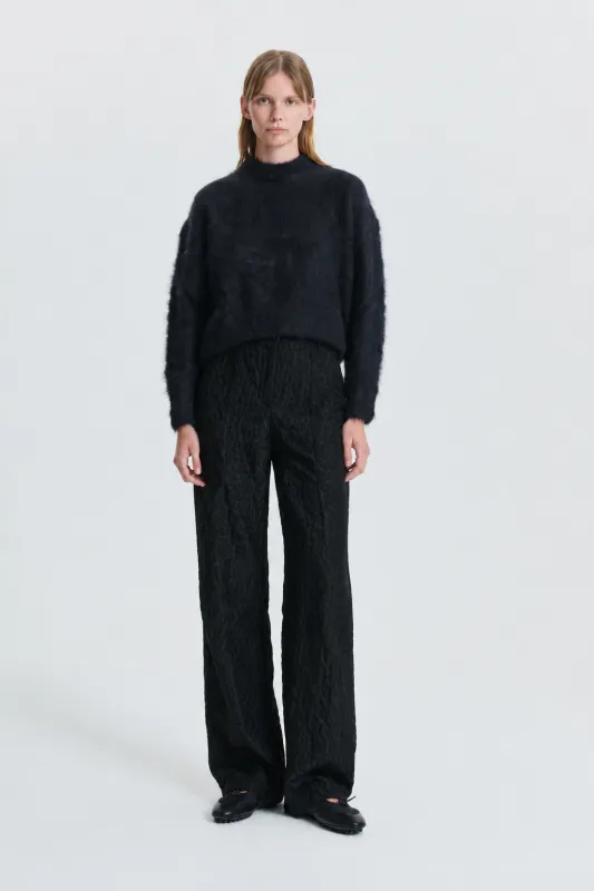 CBFIRALL | JUMPER SILK MOHAIR KNIT BLACK made by Cecilie Bahnsen