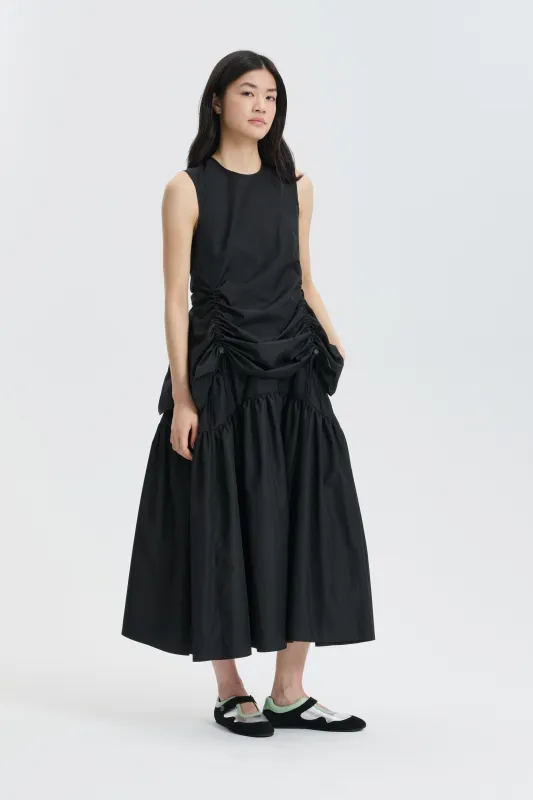 CBUNIKA | TOP RECYCLED FAILLE BLACK made by Cecilie Bahnsen
