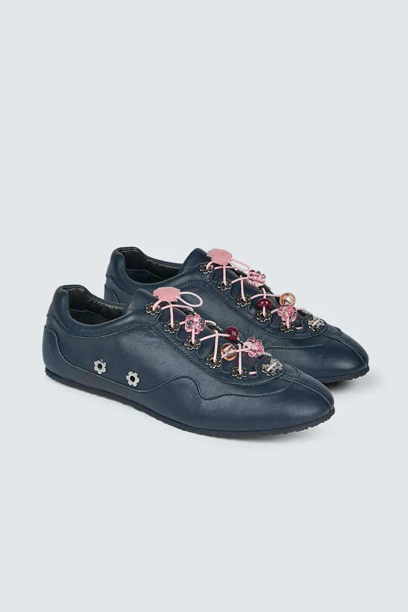 CBBLAISE STUD SNEAKERS NAPPA NAVY sold by Cecilie Bahnsen product image thumbnail 2