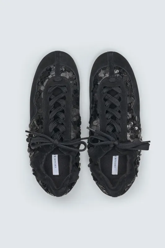 CBBLAISE | SOFT SNEAKERS SEQUINS BLACK made by Cecilie Bahnsen