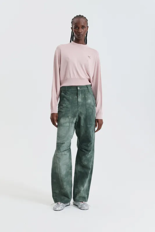 CBGUNVOR | TOP DAINTY SILK KNIT LIGHT PINK made by Cecilie Bahnsen