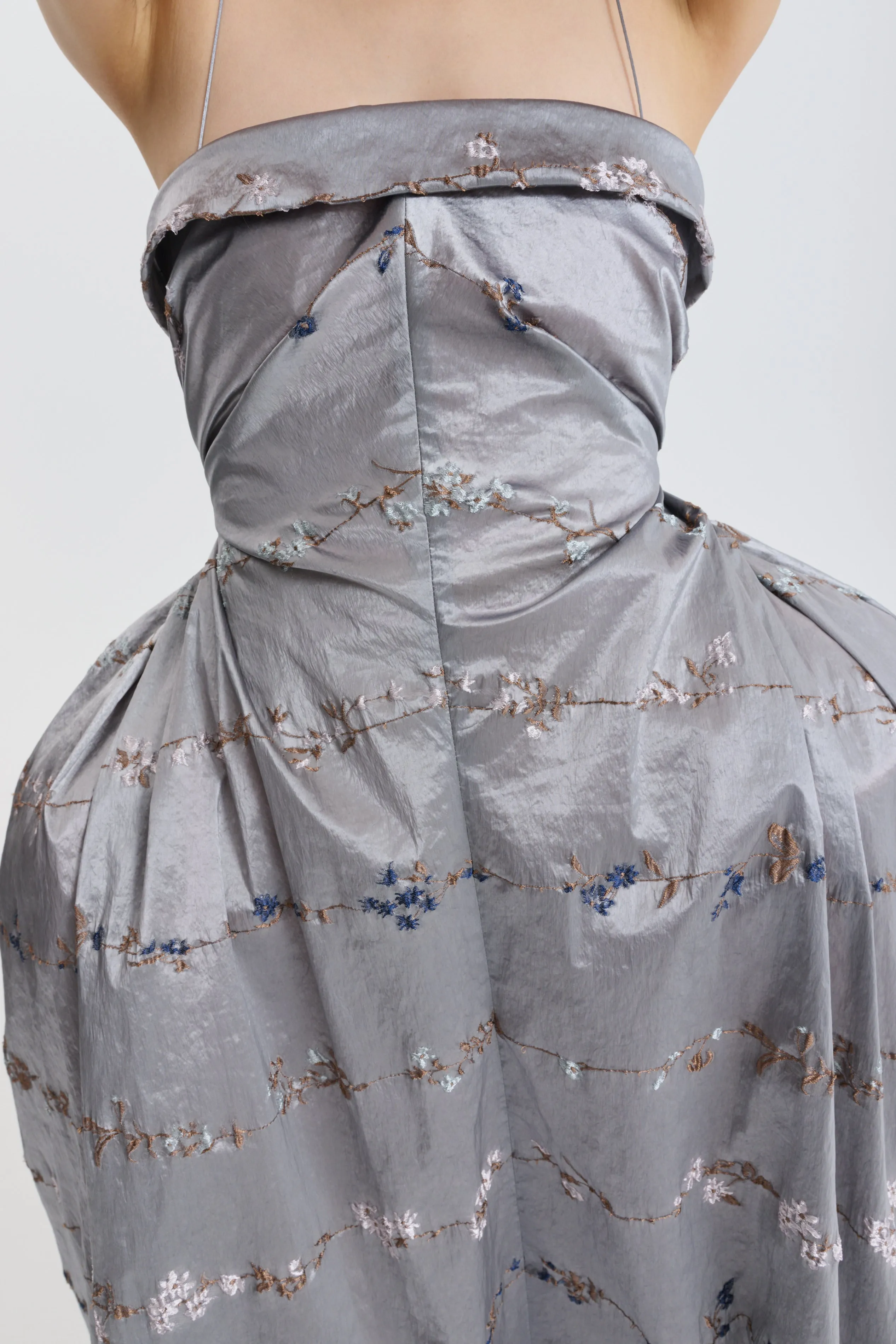 CBGRACIELA | GOWN DAINTY JACQUARD GREY MULTI sold by Cecilie Bahnsen product image thumbnail 4