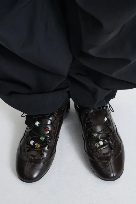 BLAISE | SNEAKER LEATHER BROWN made by Cecilie Bahnsen