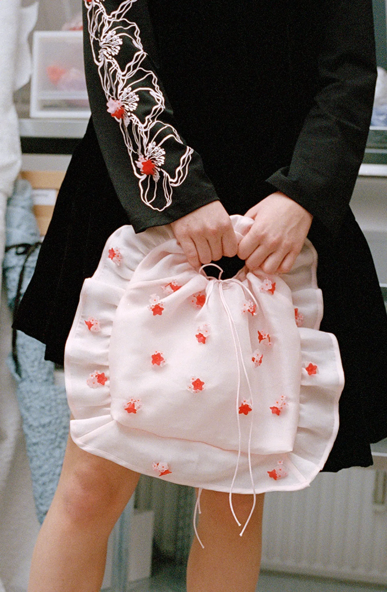 SAPPHIRE | BAG BEADED ORGANZA | LIGHT PINK sold by Cecilie Bahnsen product image thumbnail 2