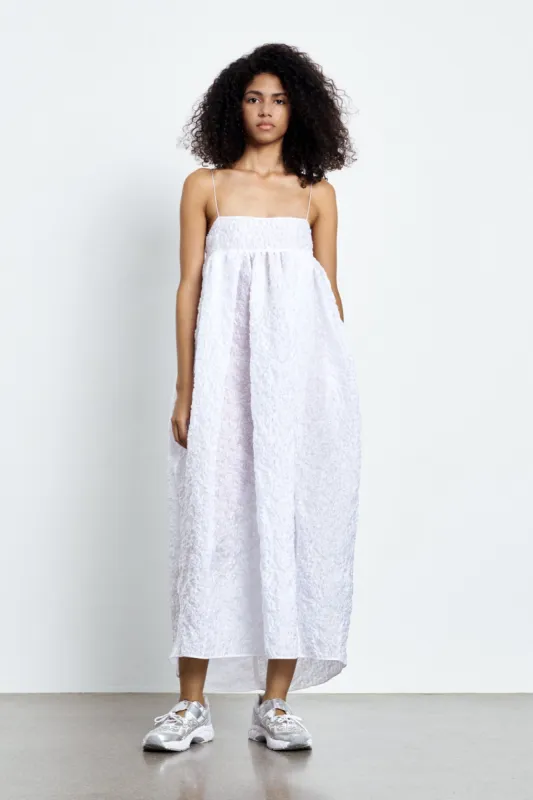 VILMA | DRESS GRASMERE MATELASSE? WHITE sold by Cecilie Bahnsen