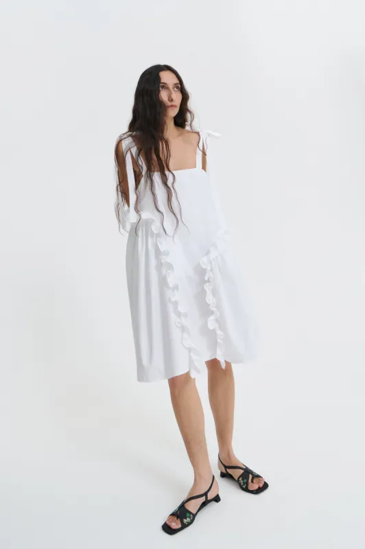 AGATA | DRESS COTTON WHITE sold by Cecilie Bahnsen