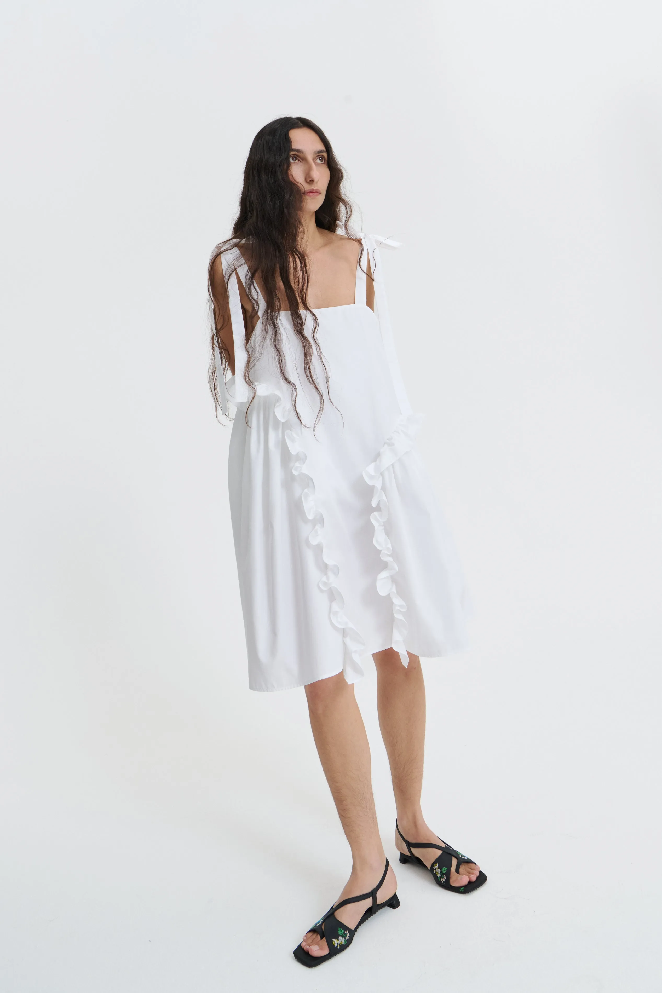 AGATA | DRESS COTTON WHITE sold by Cecilie Bahnsen