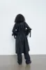 VANIA | COAT TECHNICAL CANVAS BLACK sold by Cecilie Bahnsen