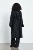 VANIA | COAT TECHNICAL CANVAS BLACK sold by Cecilie Bahnsen