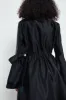 VANIA | COAT TECHNICAL CANVAS BLACK sold by Cecilie Bahnsen