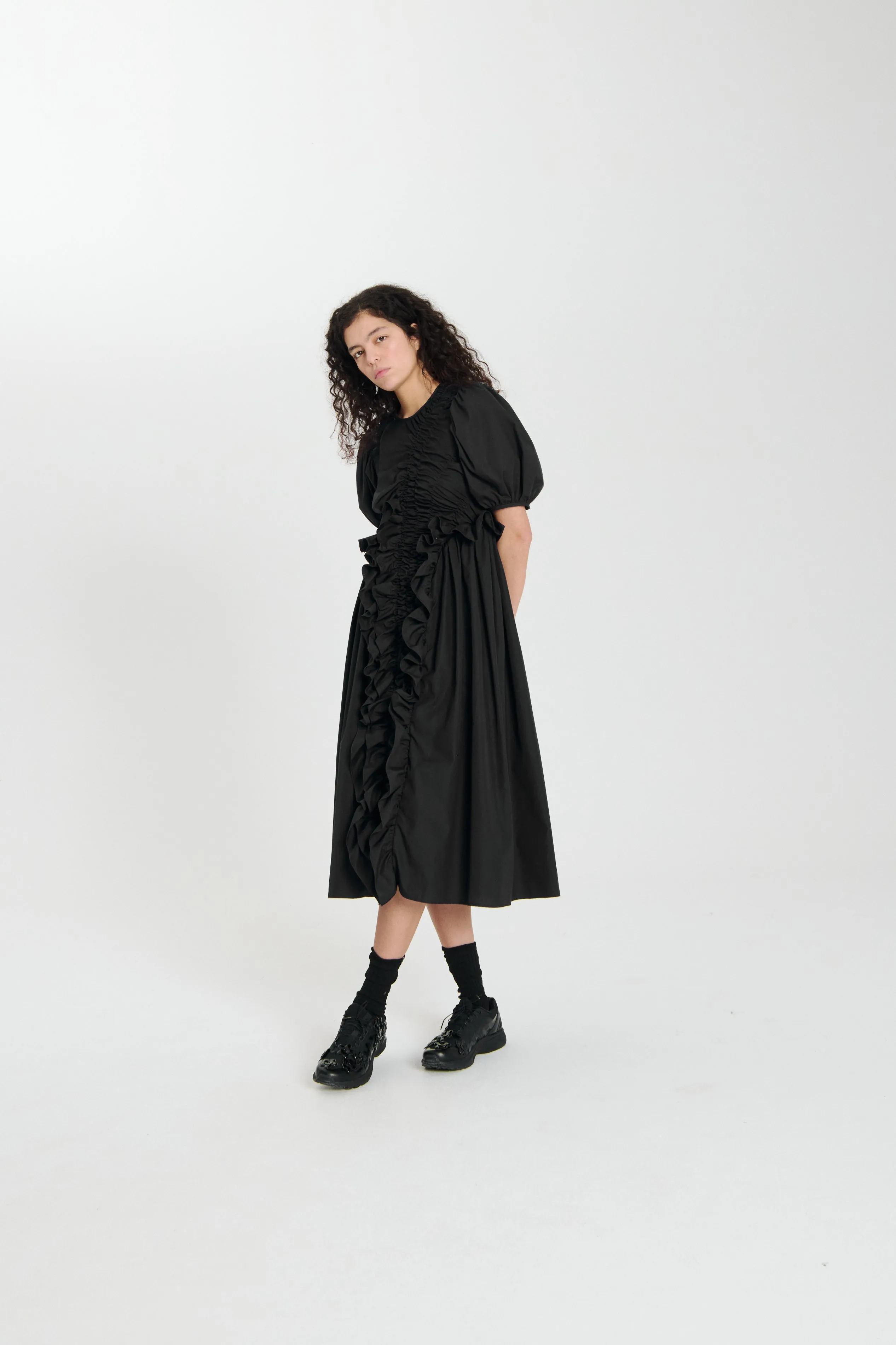 ORIELLA | DRESS COTTON BLACK sold by Cecilie Bahnsen product image thumbnail 3