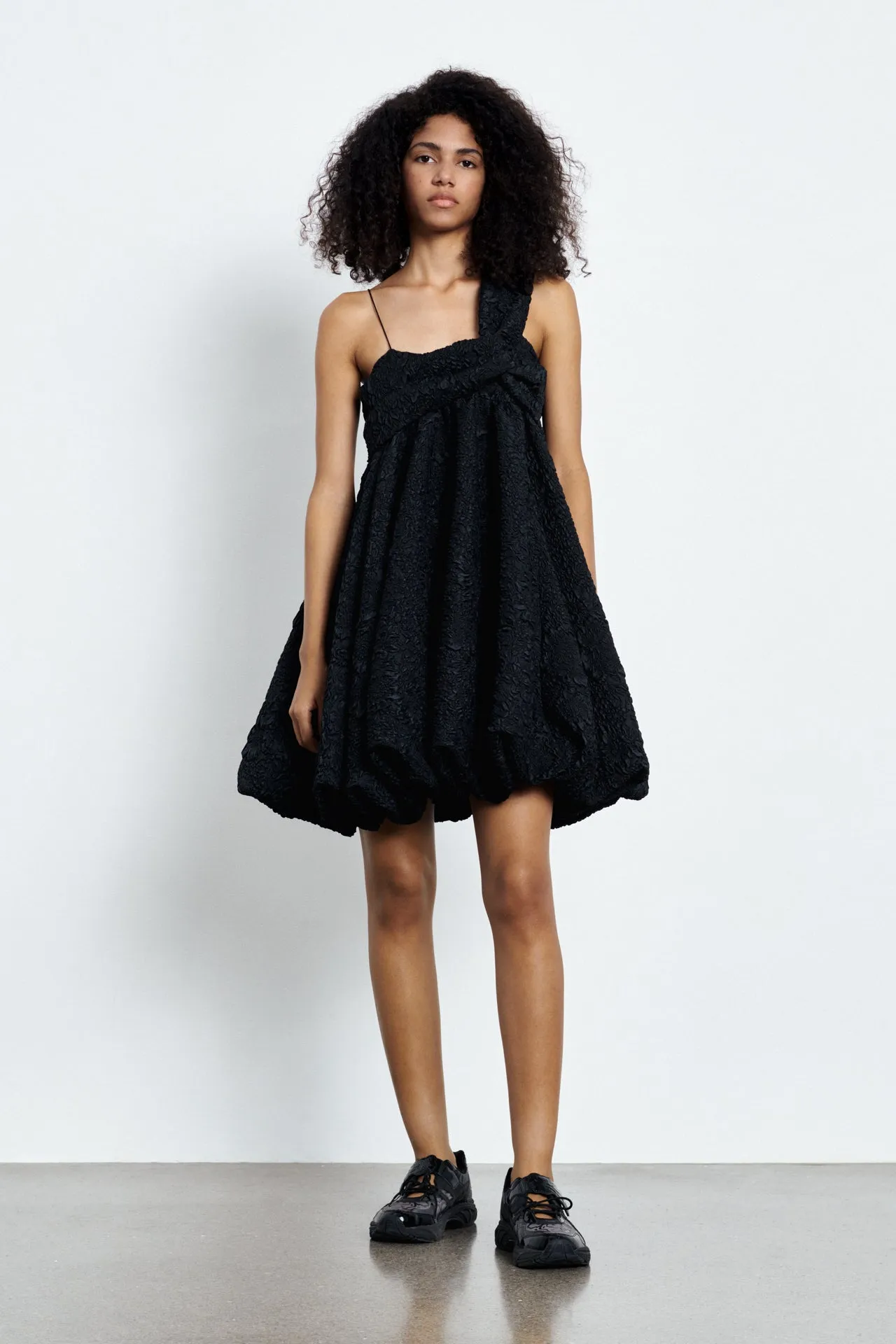 VICTORIA | DRESS BORAGE CLOQUÉ BLACK sold by Cecilie Bahnsen