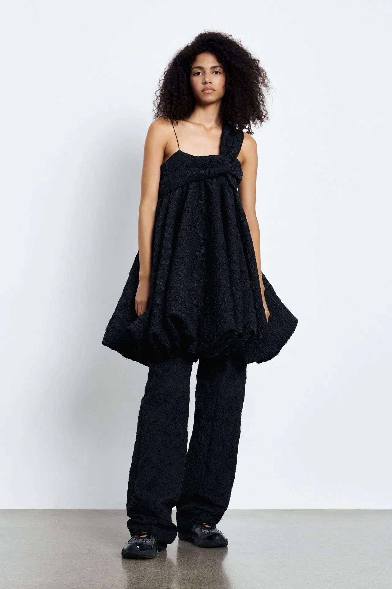 VICTORIA | DRESS BORAGE CLOQUÉ BLACK sold by Cecilie Bahnsen product image thumbnail 3