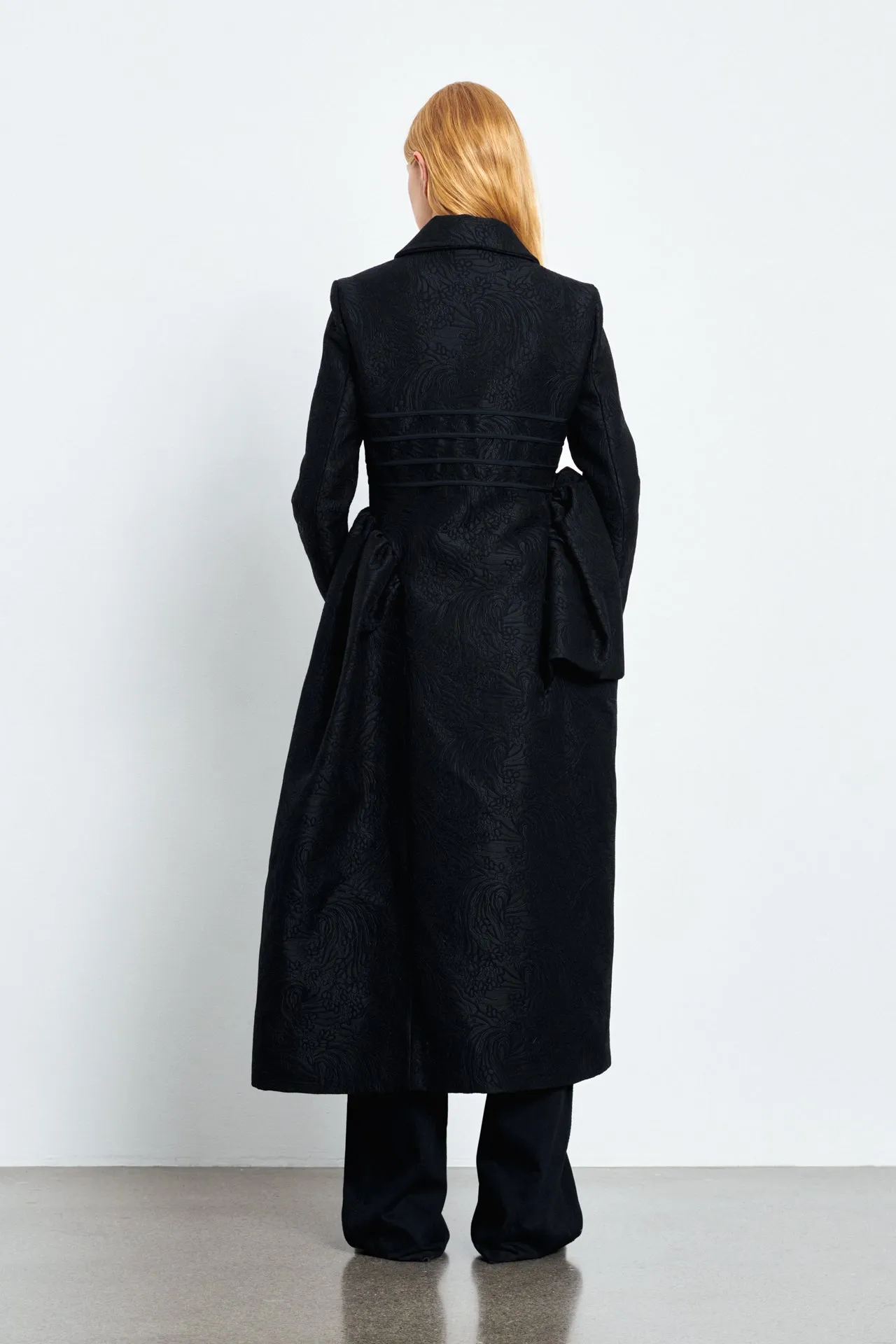 DESIREE | COAT ZINNIA JACQUARD BLACK sold by Cecilie Bahnsen product image thumbnail 3