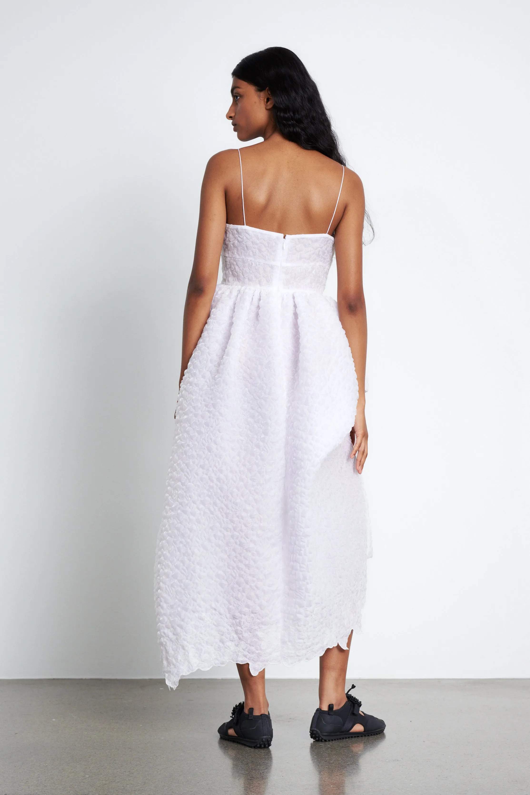 FEO | DRESS EMB. GLACIER MAT. WHITE sold by Cecilie Bahnsen product image thumbnail 2