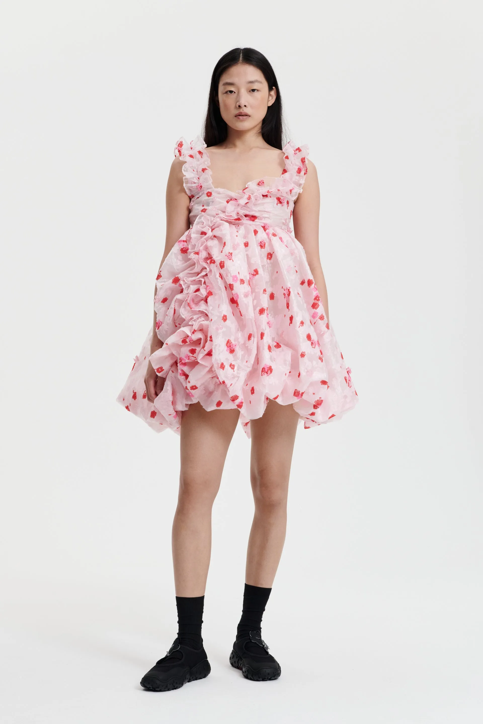 GWEN | DRESS YARROW FIL-COUPÉ CLEAR / LIGHT PINK sold by Cecilie Bahnsen product image thumbnail 2