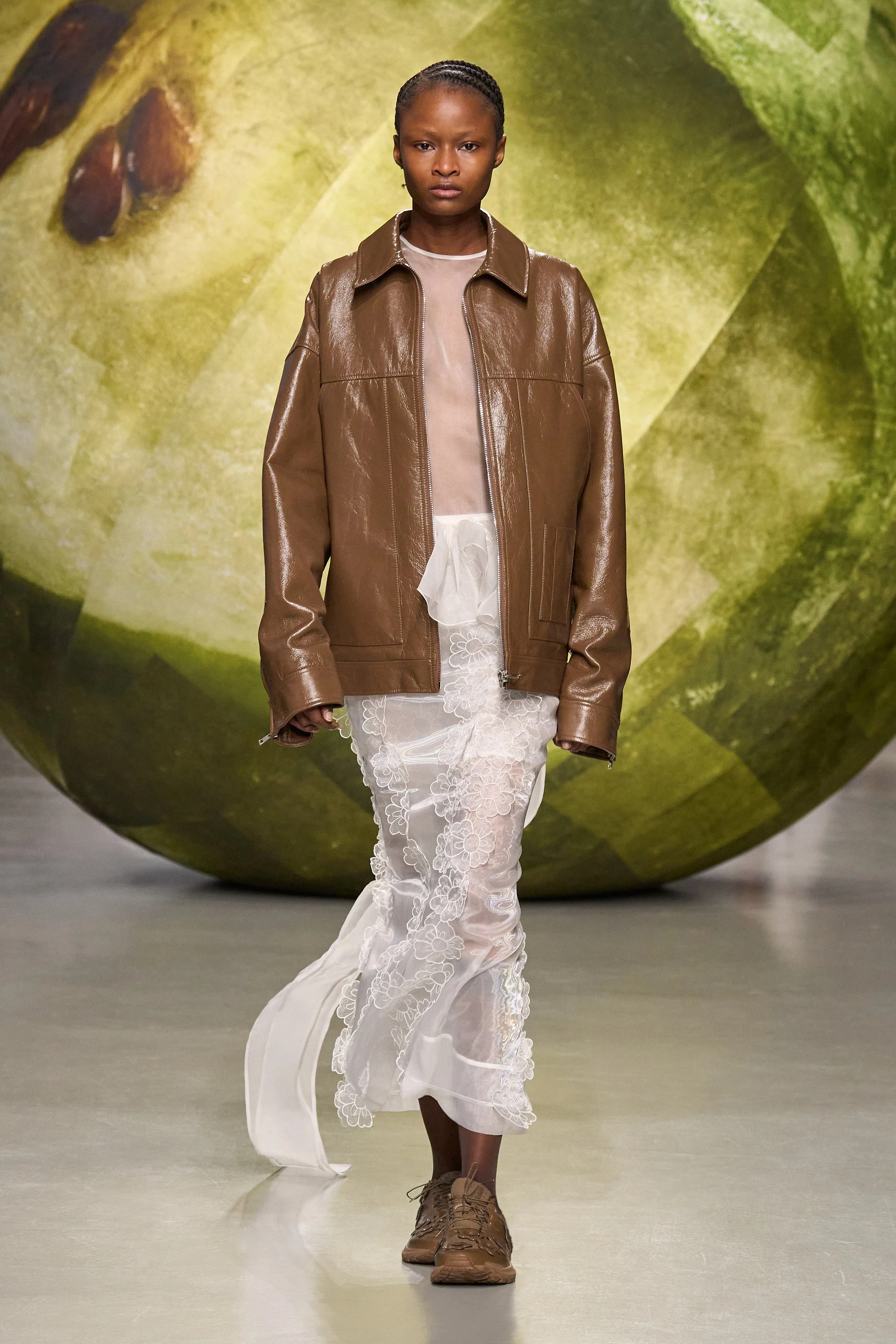 OLPA | JACKET LEATHER FALL BROWN sold by Cecilie Bahnsen product image thumbnail 2