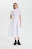 KELLY | DRESS POSY MATELASS… WHITE sold by Cecilie Bahnsen