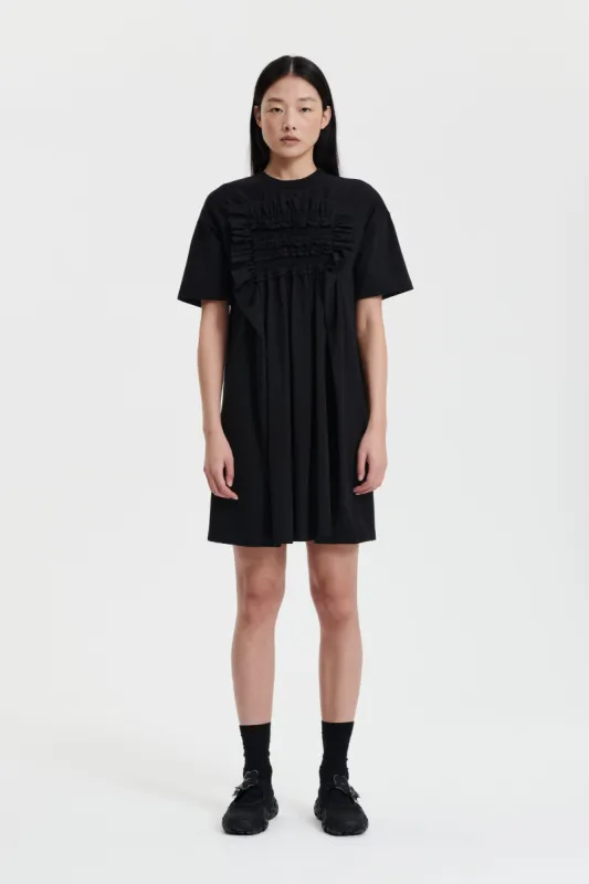GEORGIA | DRESS JERSEY BLACK made by Cecilie Bahnsen