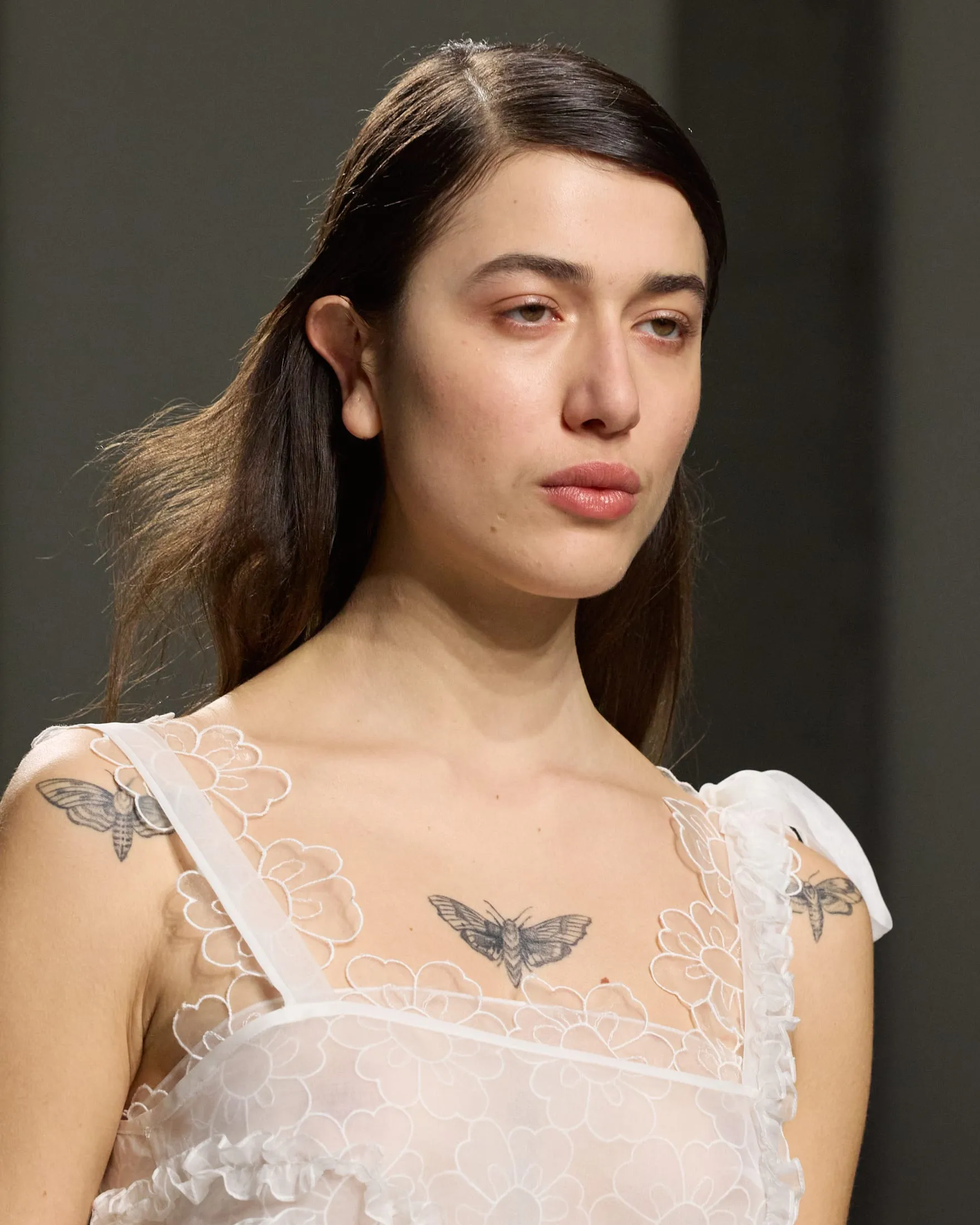 OTIS | DRESS SATIN ORGANZA WHITE sold by Cecilie Bahnsen product image thumbnail 3