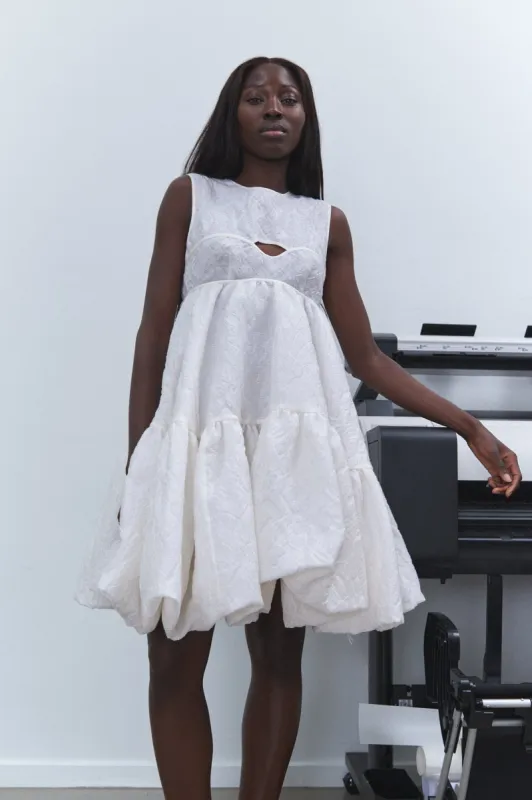 DREAM | DRESS CAMPSIS MATELASSE ECRU BRIDAL made by Cecilie Bahnsen