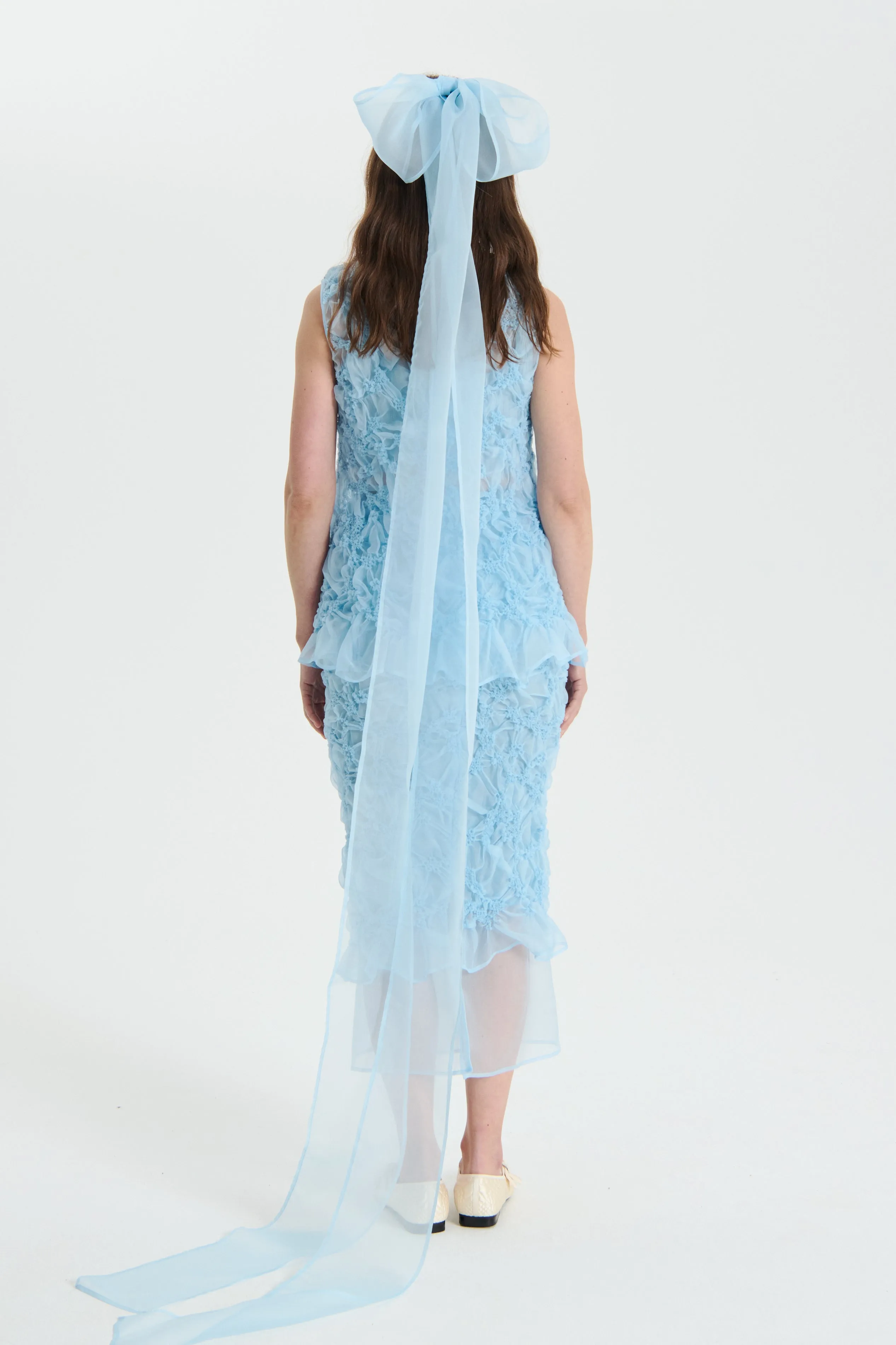 UTANIA | TOP BERRY BLOSSOM SMOCK LIGHT BLUE BRIDAL sold by Cecilie Bahnsen product image thumbnail 2