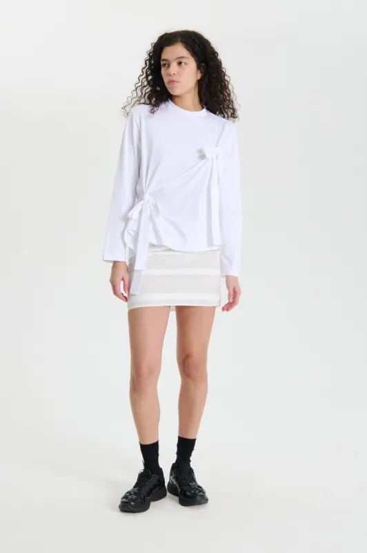 OCTOBER | TOP JERSEY WHITE made by Cecilie Bahnsen