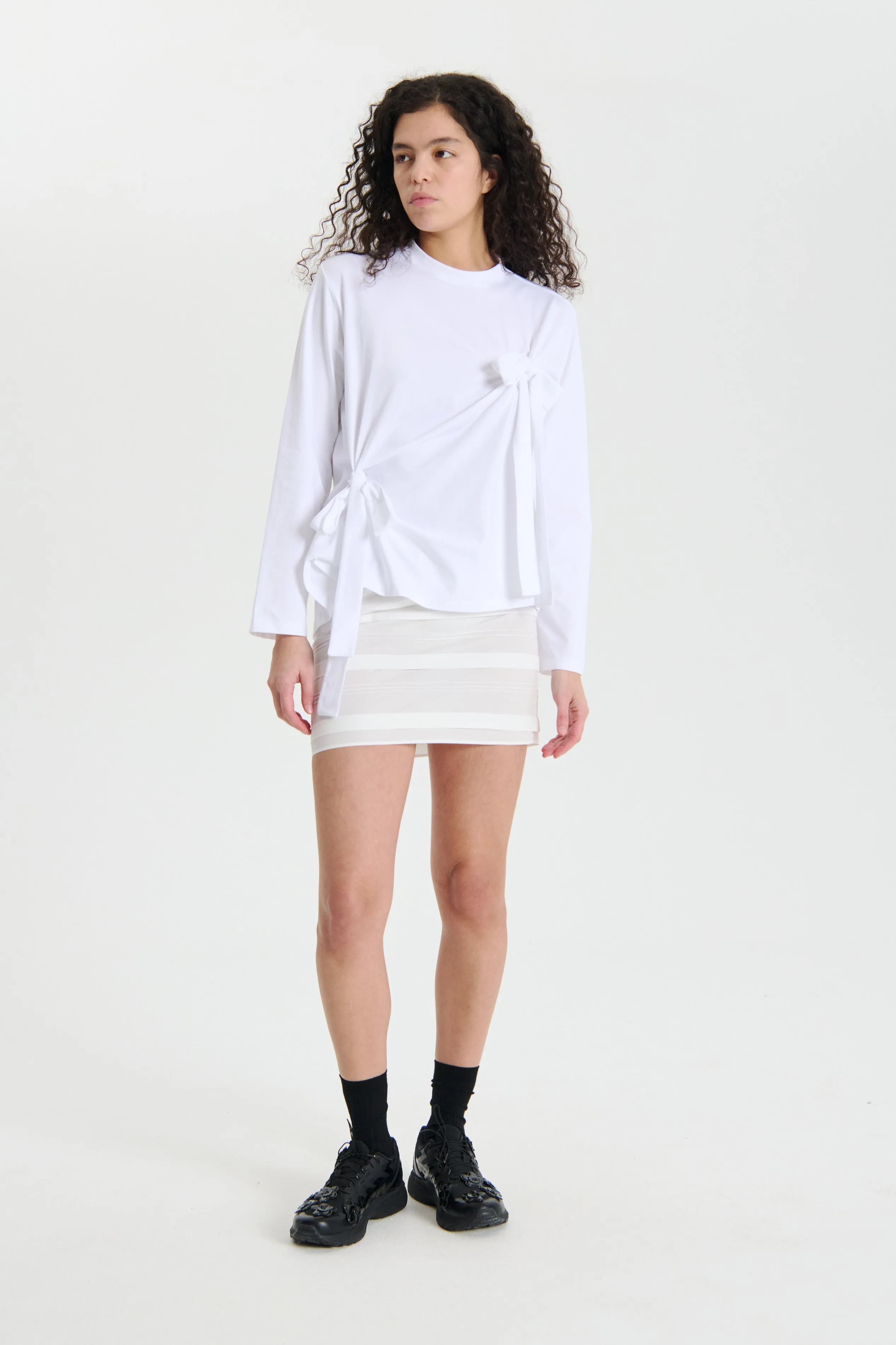 OCTOBER | TOP JERSEY WHITE sold by Cecilie Bahnsen