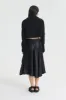 ADELINA | SKIRT SILK SATIN BLACK sold by Cecilie Bahnsen