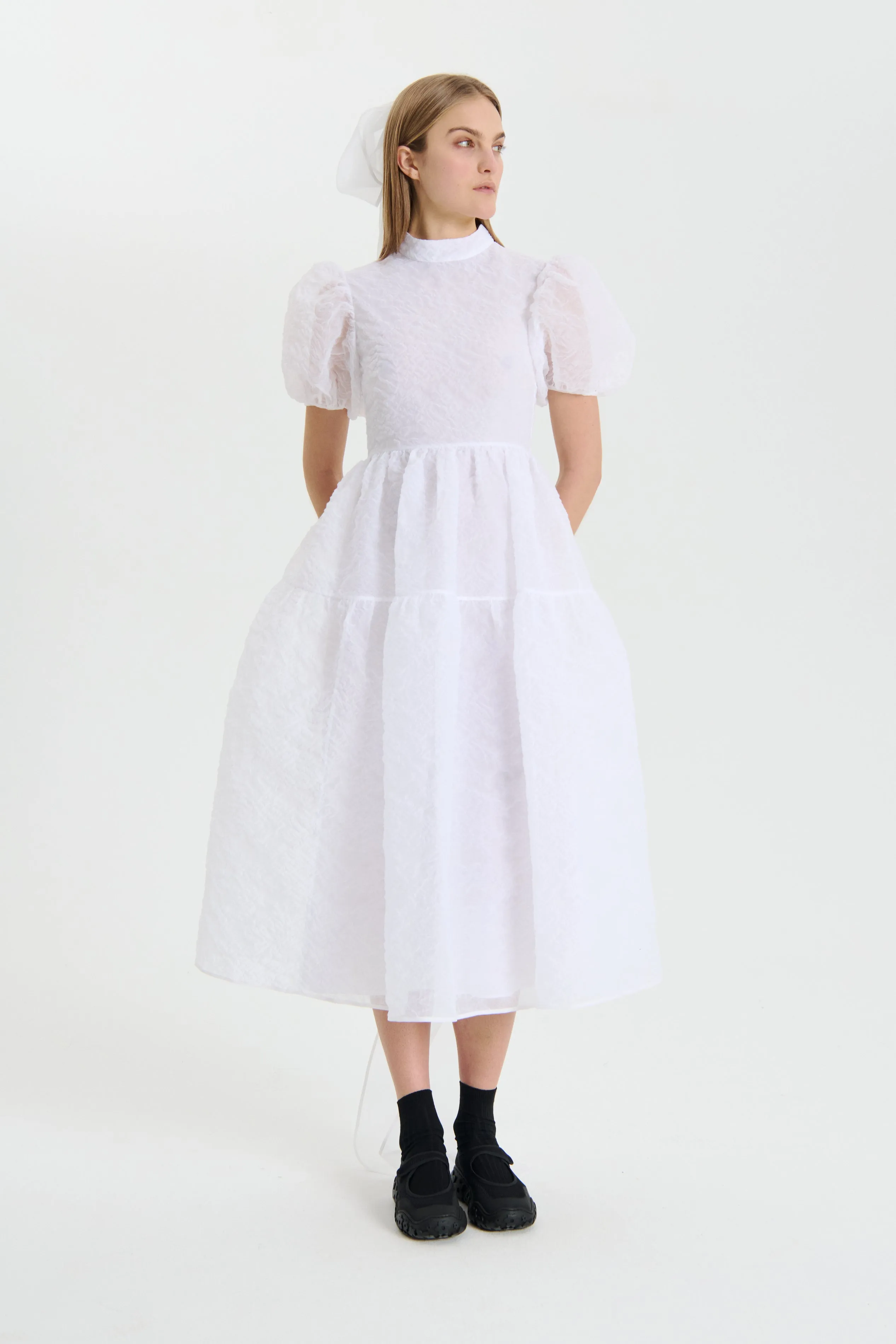 KELLY | DRESS POSY MATELASS… / WHITE BRIDAL sold by Cecilie Bahnsen