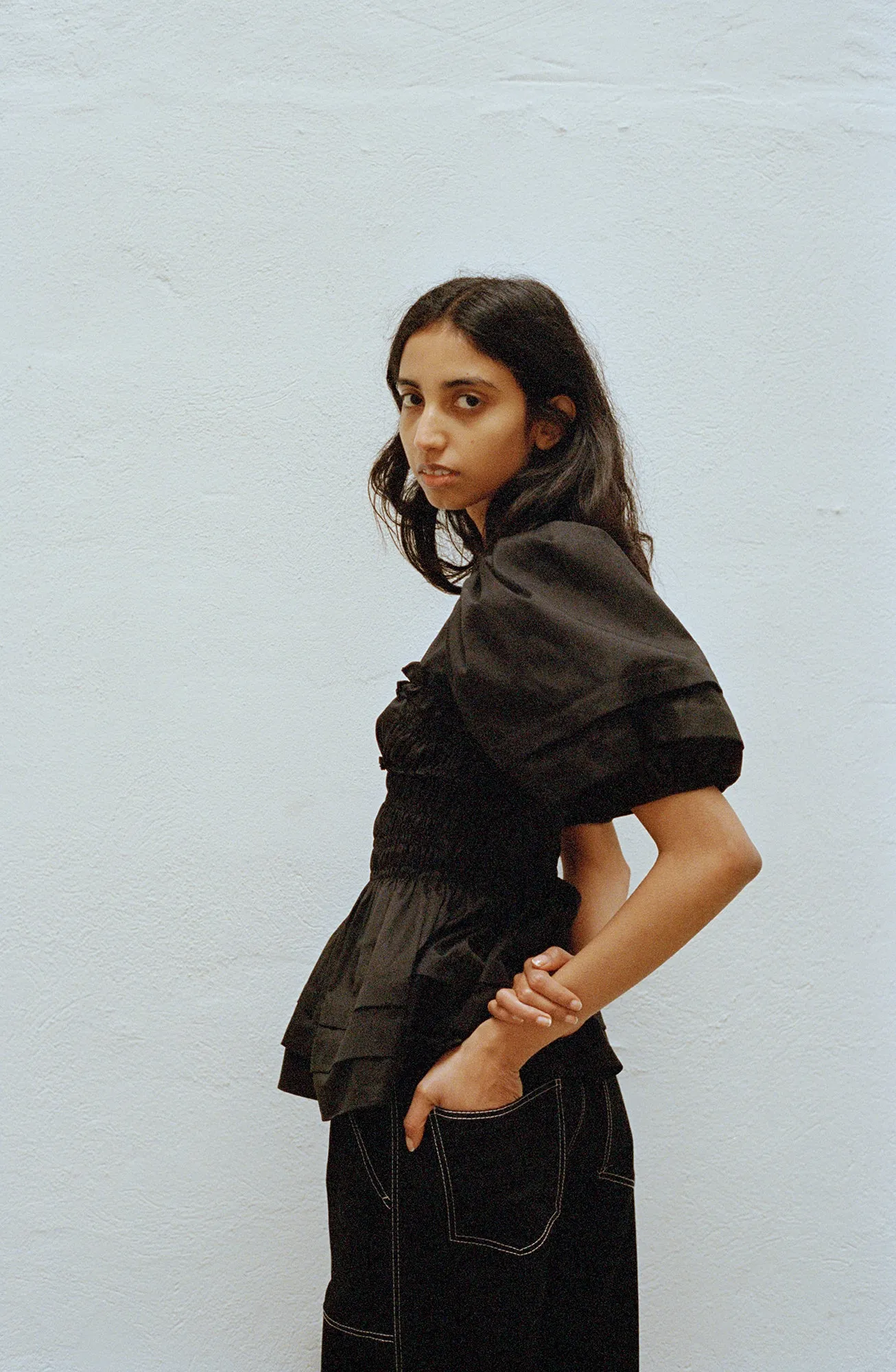 VANESSA | TOP COTTON BLACK sold by Cecilie Bahnsen product image thumbnail 2