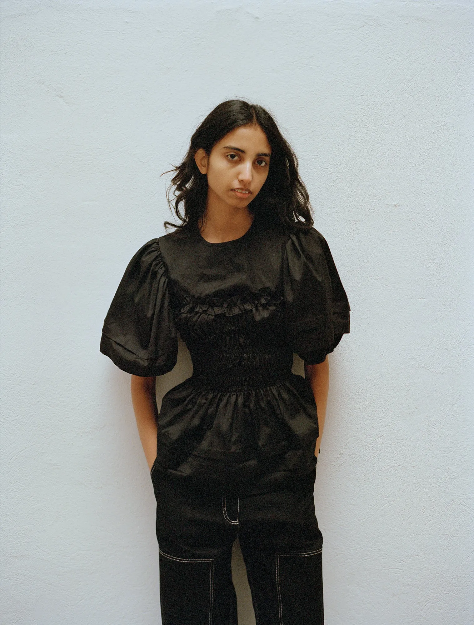 VANESSA | TOP COTTON BLACK sold by Cecilie Bahnsen