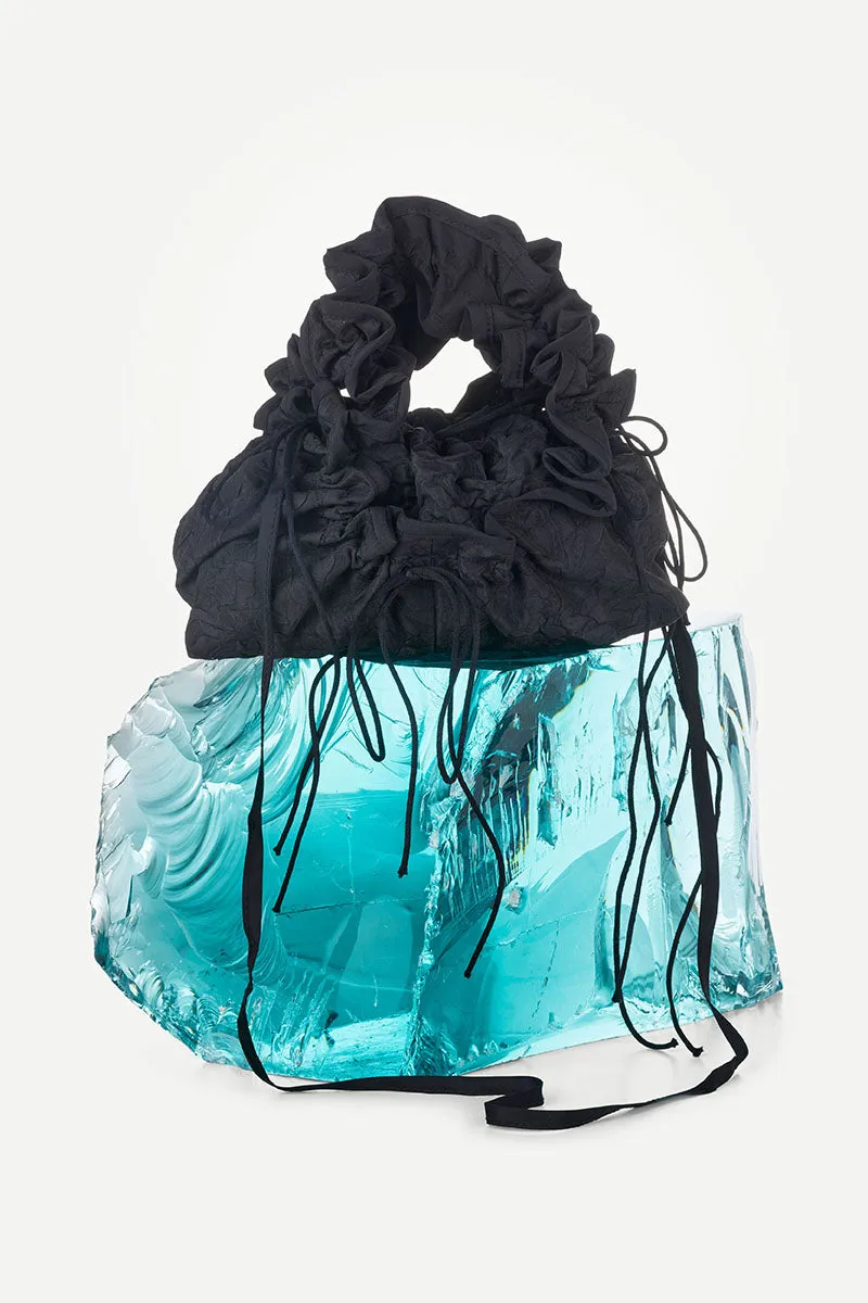 KIKU | BAG GRAPPOLO MATELASSÉ BLACK sold by Cecilie Bahnsen