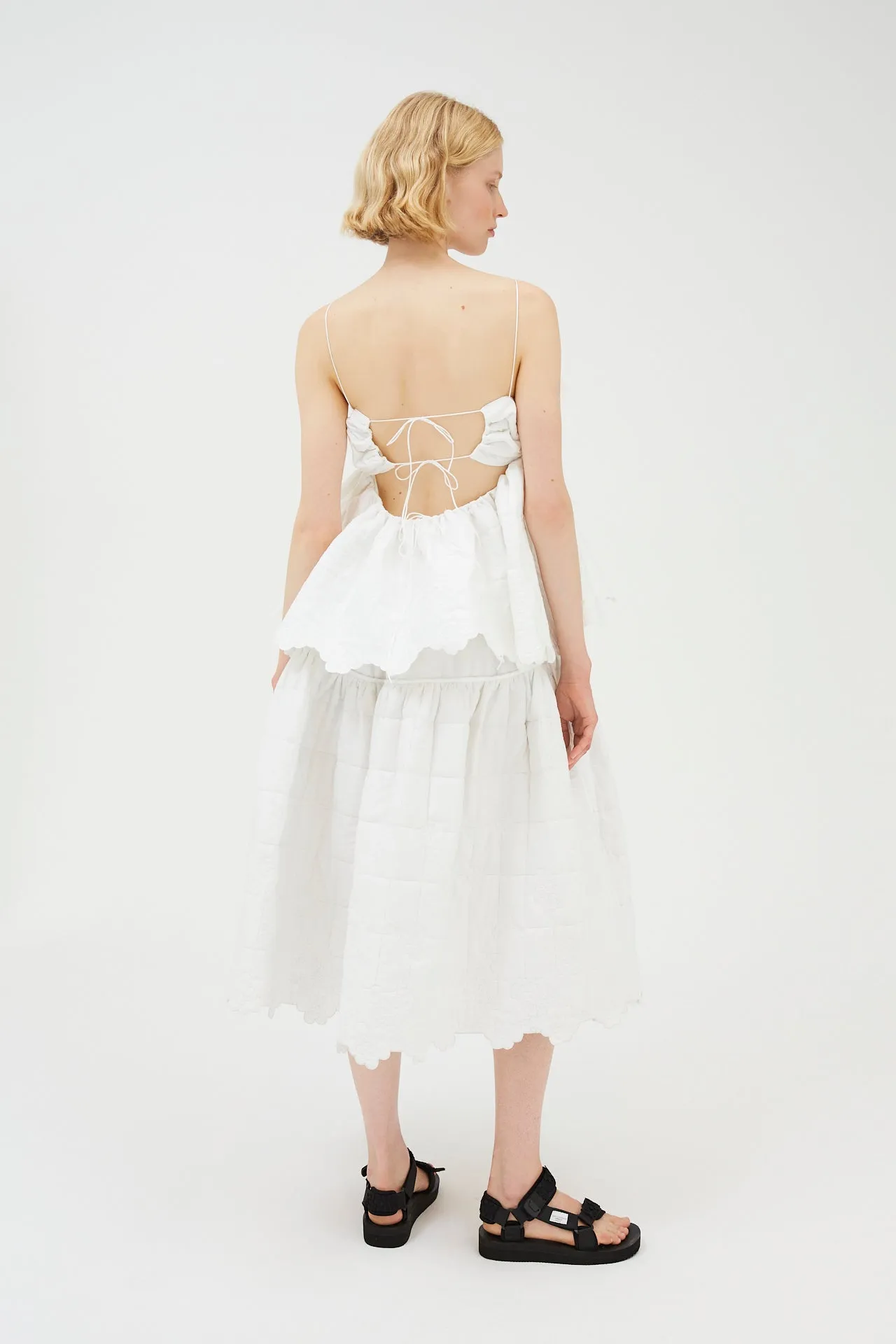 SELENA | TOP QUILTED COTTON WHITE sold by Cecilie Bahnsen product image thumbnail 2