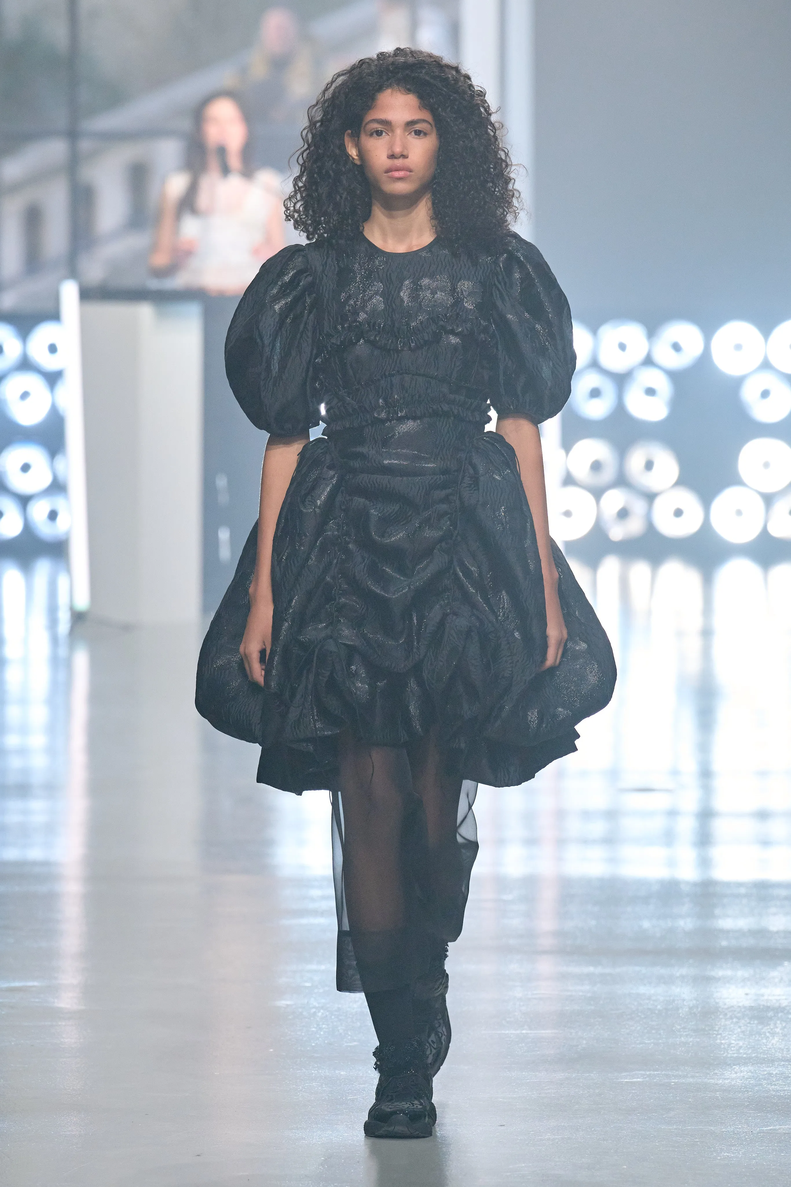 UNION | DRESS DERWENT MATELASSÉ BLACK sold by Cecilie Bahnsen product image thumbnail 3