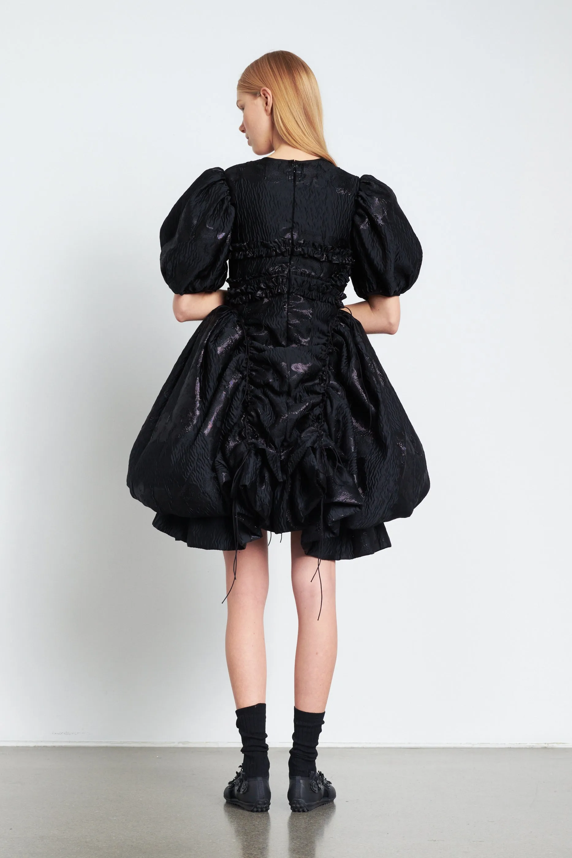 UNION | DRESS DERWENT MATELASSÉ BLACK sold by Cecilie Bahnsen product image thumbnail 2