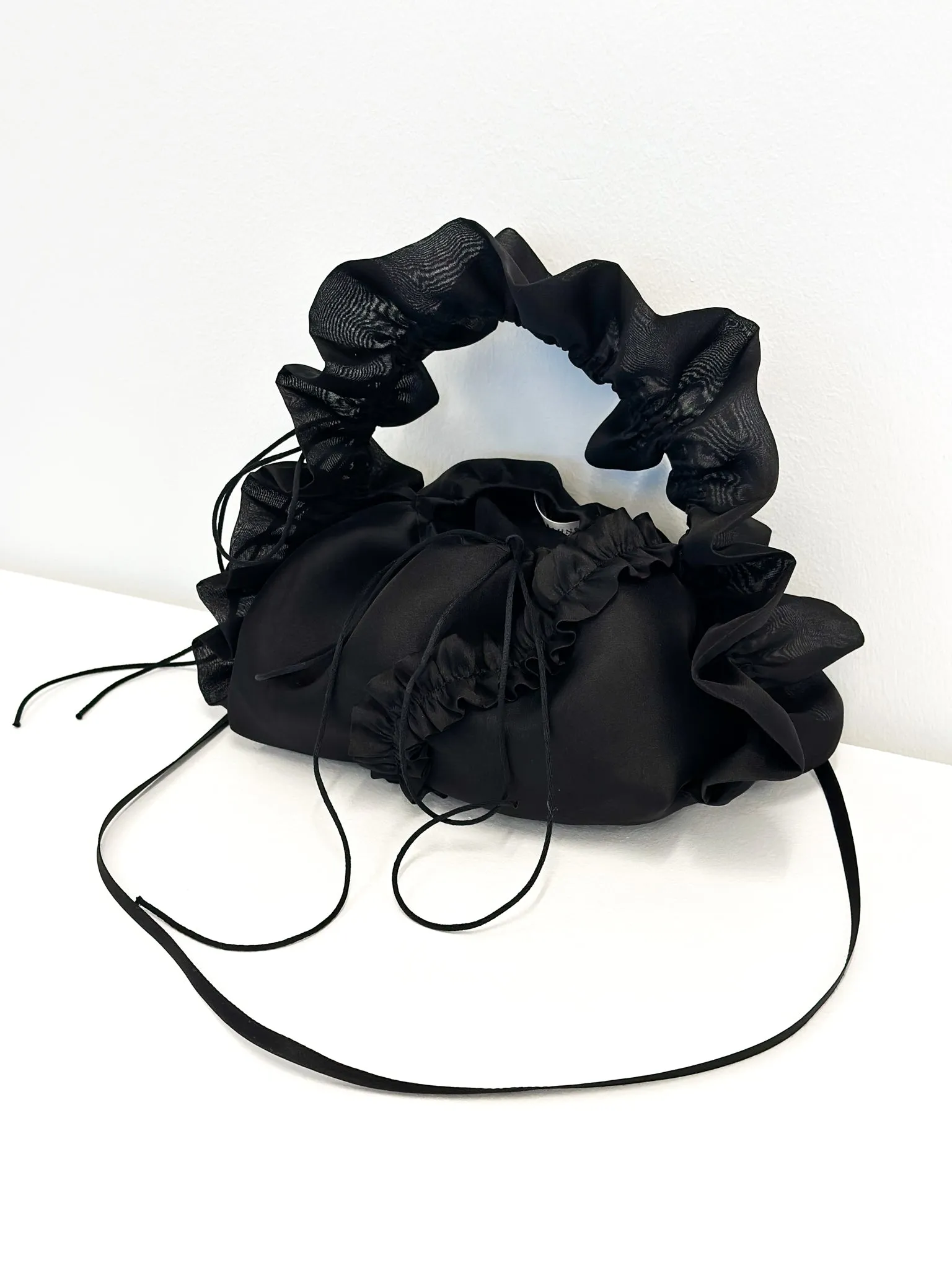 UMI | BAG GLAZED ORGANZA BLACK sold by Cecilie Bahnsen