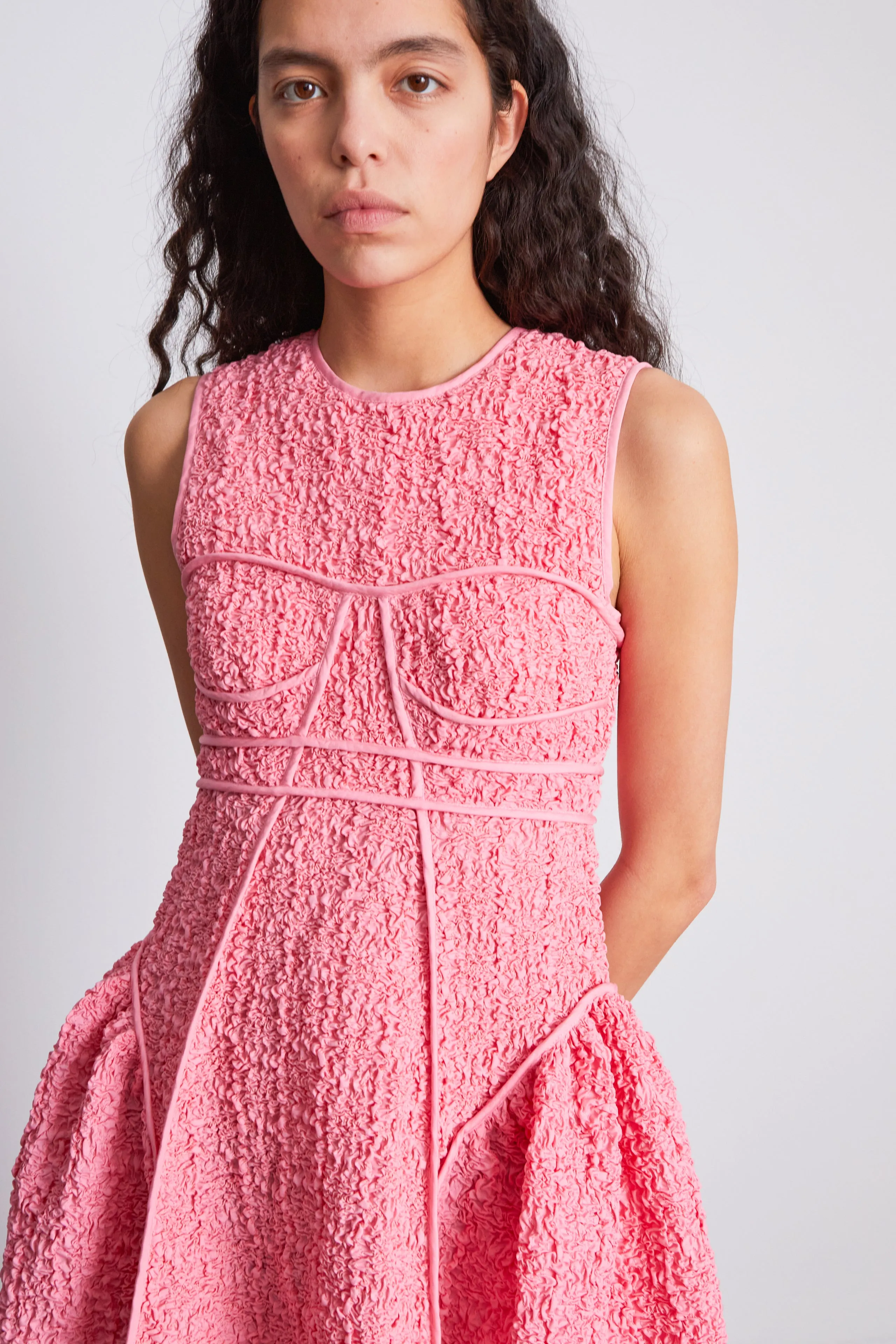 LIA | GOWN COTTON SORBET PINK sold by Cecilie Bahnsen product image thumbnail 2