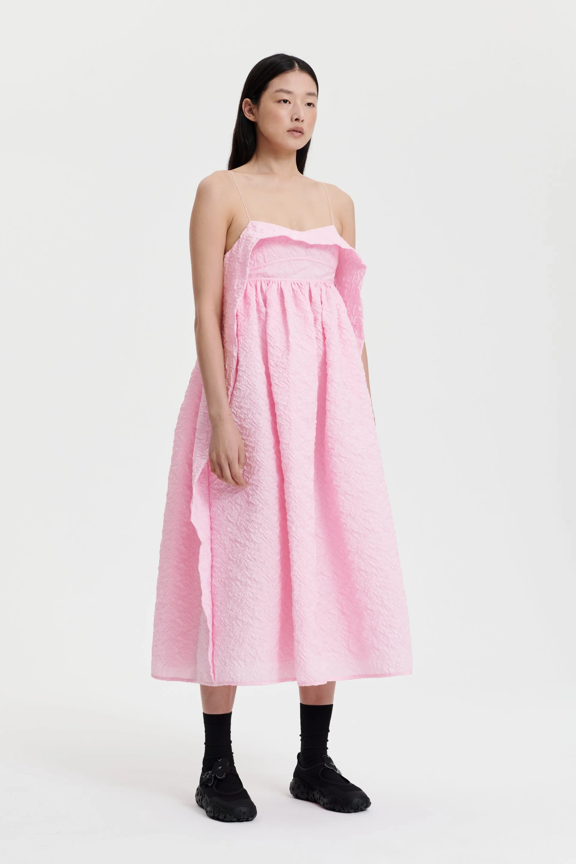 SUSA | DRESS GRAPPOLO MATELASS… PINK sold by Cecilie Bahnsen