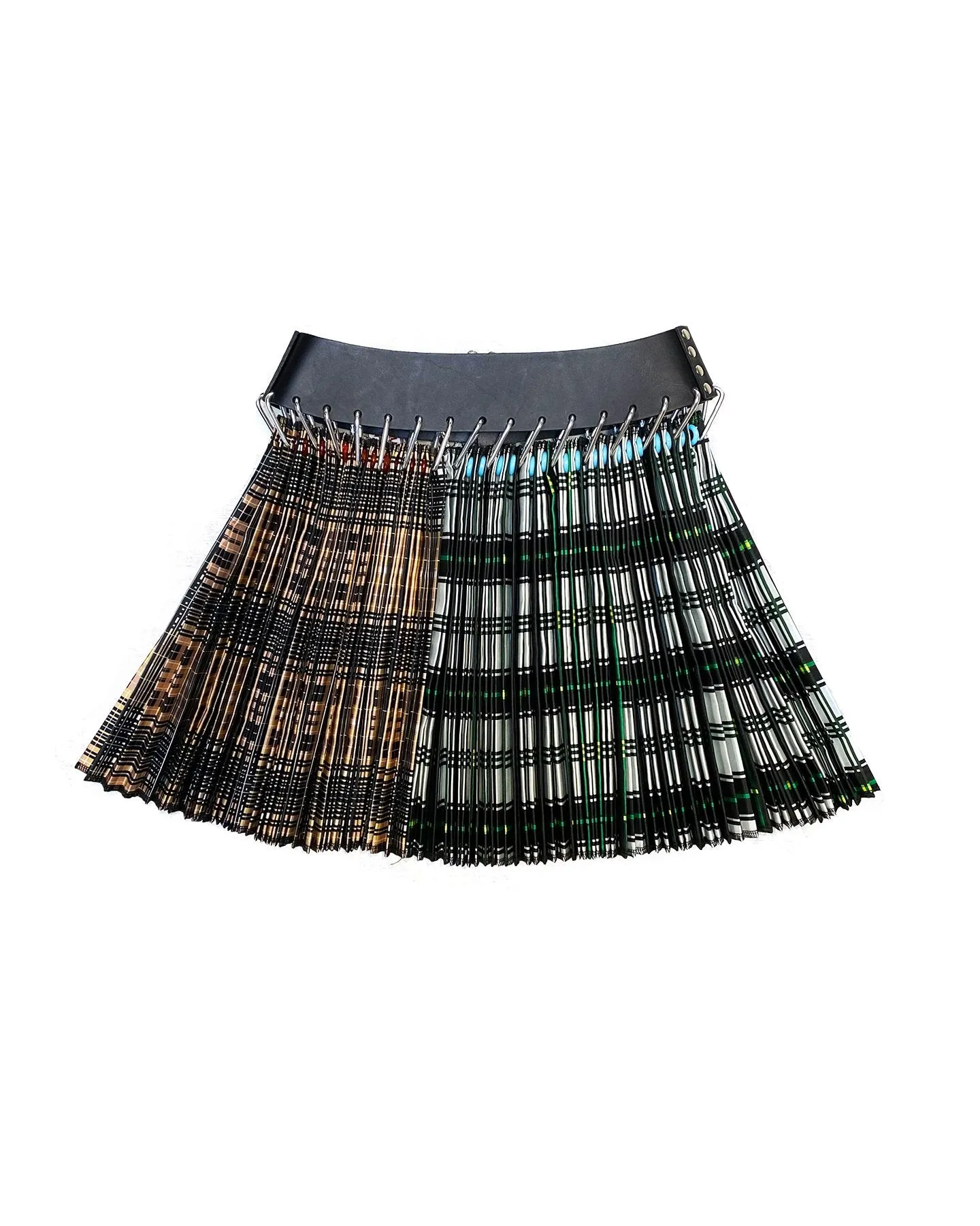 Split Plaid Mini Skirt sold by Chopova Lowena product image thumbnail 2