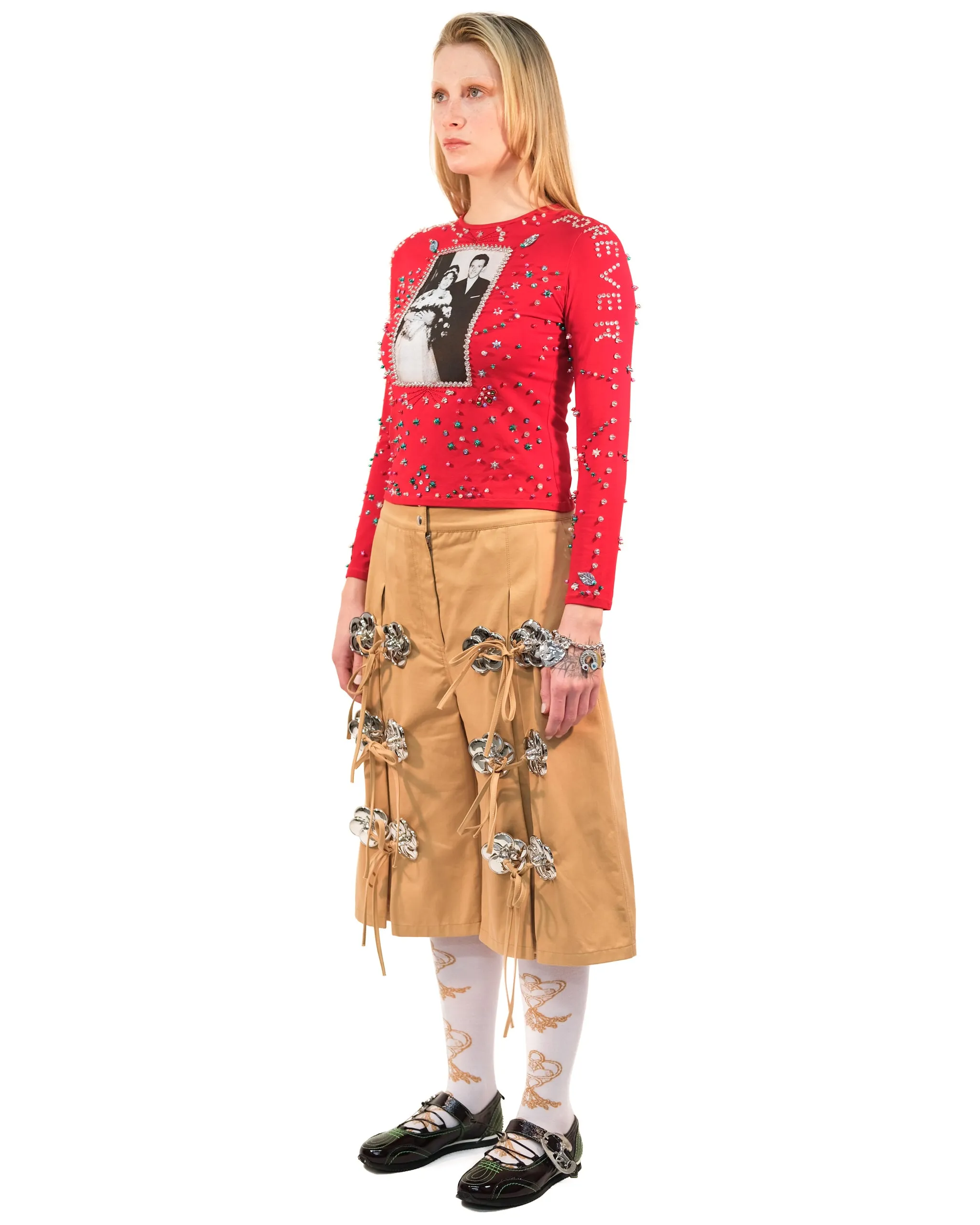 E+I Wedding Day Beaded Jersey Top sold by Chopova Lowena product image thumbnail 4