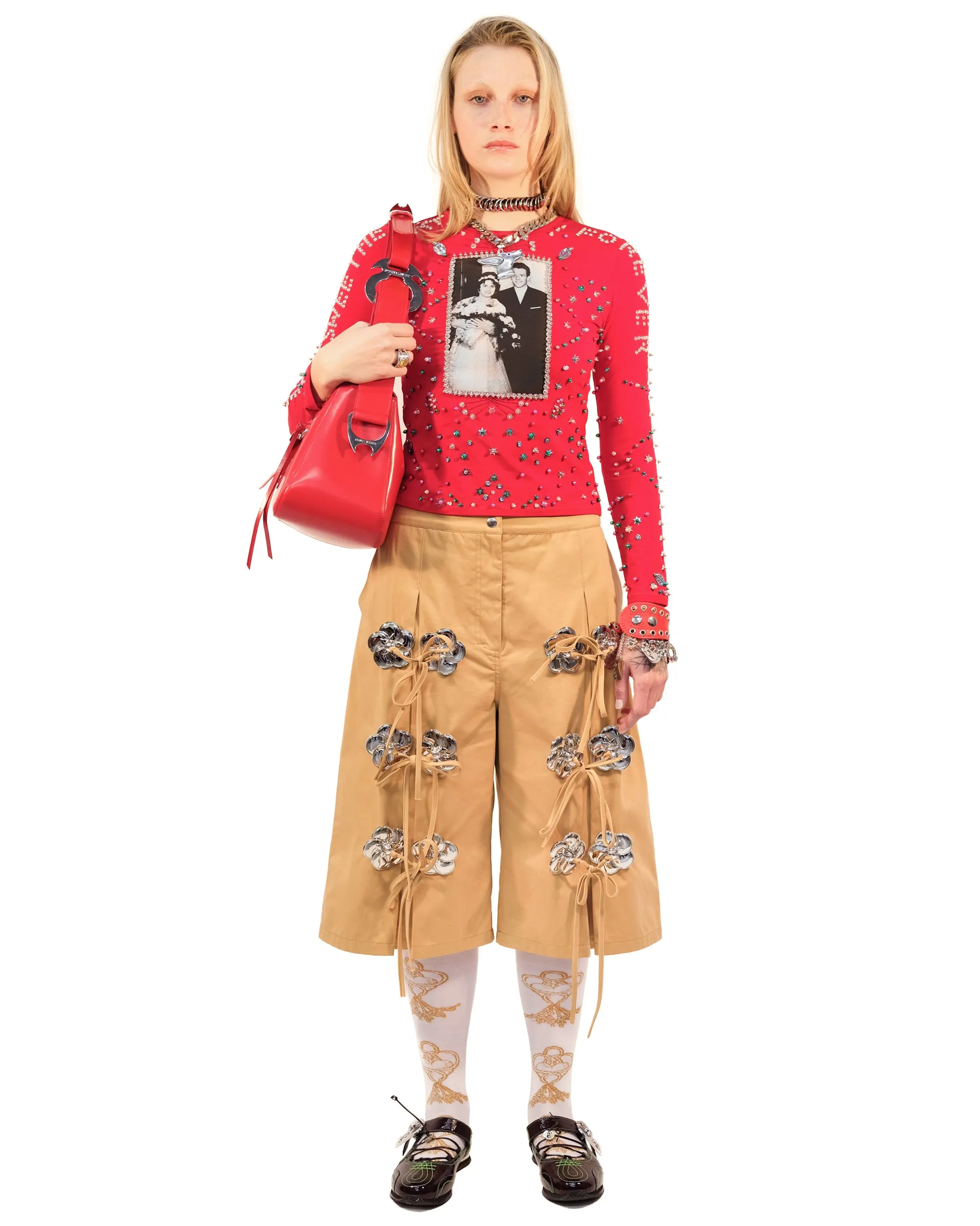 E+I Wedding Day Beaded Jersey Top sold by Chopova Lowena product image thumbnail 2