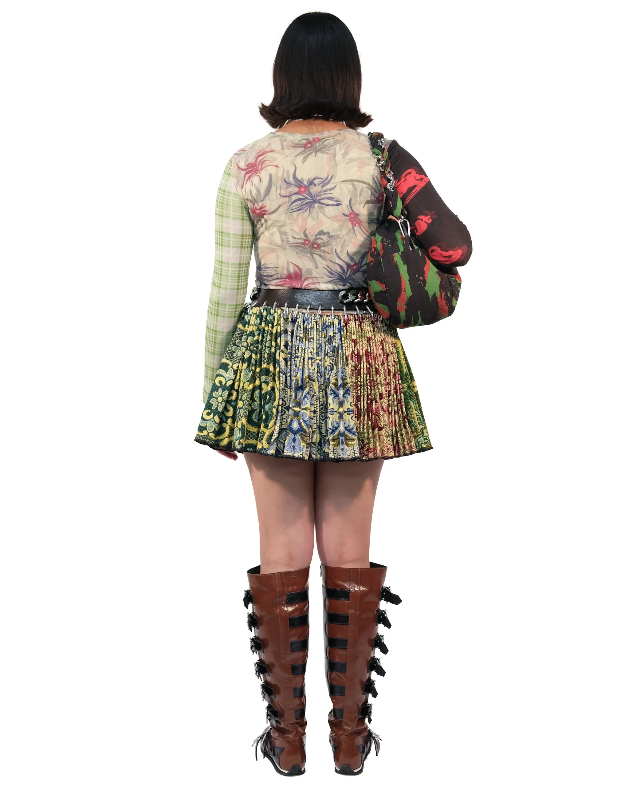 Isola Tapestry Folkloric Mini Carabiner Skirt sold by Chopova Lowena product image thumbnail 3
